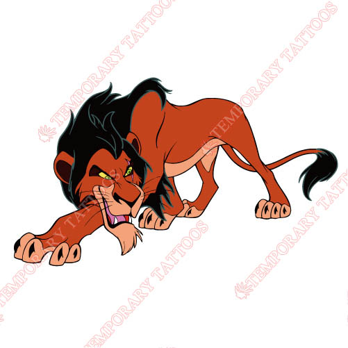 The Lion King Customize Temporary Tattoos Stickers NO.951